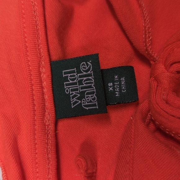 Wild Fable Stretchy Ruffled Handkerchief Hem Sundress - Picture 9 of 9